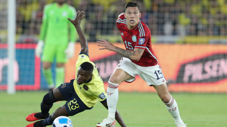 Ecuador y Colombia empatan sin goles
