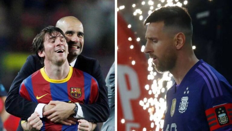 Guardiola, entre la comparación Barcelona y Argentina: “Si estamos cerca de los campeones del mundo, es bonito”