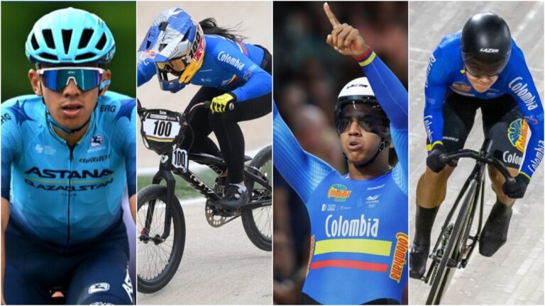 Tejada, Pajón, Quintero y Bayona, las principales cartas del ciclismo colombiano en Santiago 2023