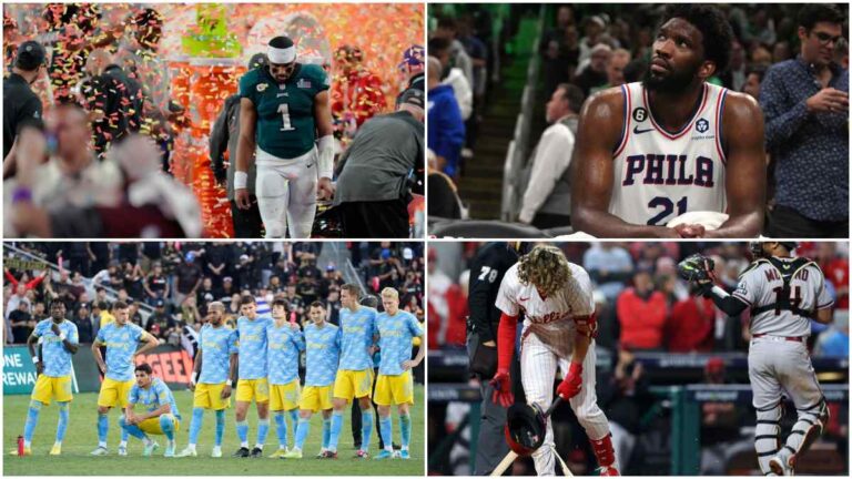 365 días de calvario deportivo para Philadelphia: los colapsos de Phillies, Union, Eagles y 76ers que dejan a la ciudad sin un solo campeonato