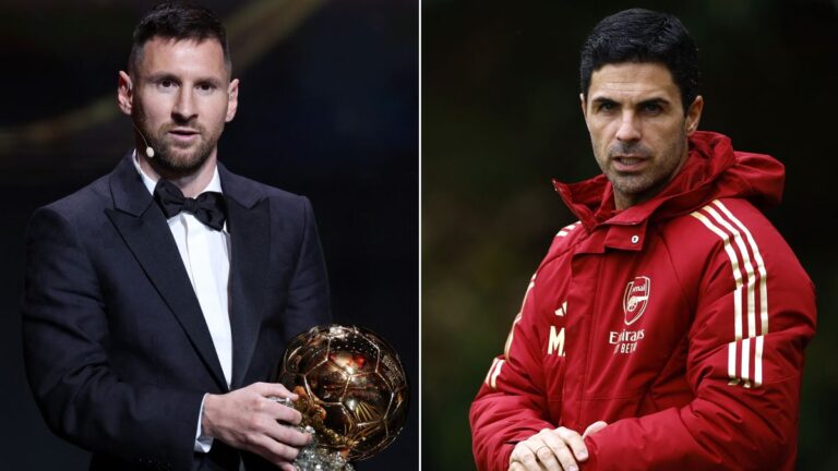 Mikel Arteta defiende al Balón de Oro 2023: “Cuando hablas de Messi, nunca puedes equivocarte”