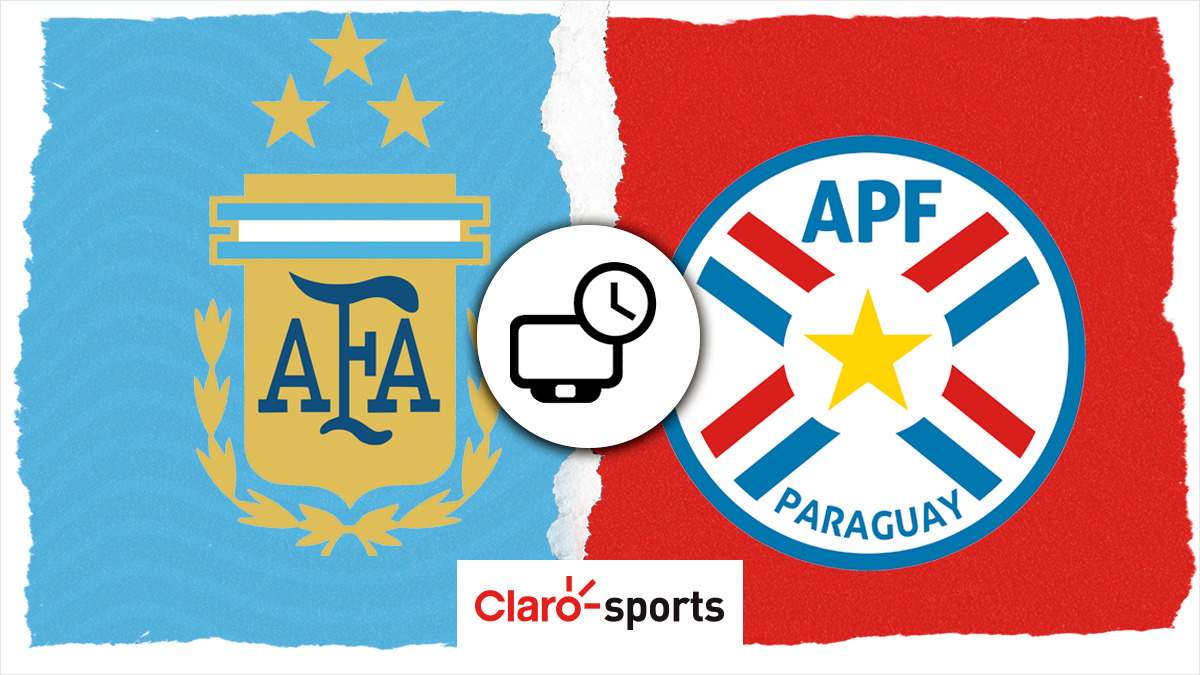 Argentina vs Paraguay en vivo Horario y dónde ver por TV el partido de