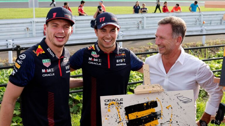 Checo Pérez y Max Verstappen niegan problemas entre Horner y Marko: “La gente está tratando de hablar de mierda”