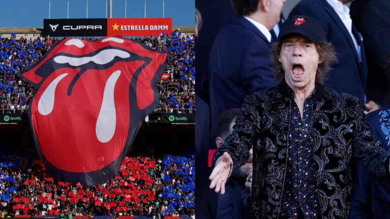 Mick Jagger y los Rolling Stones, presentes en El Clásico Barcelona vs Real Madrid