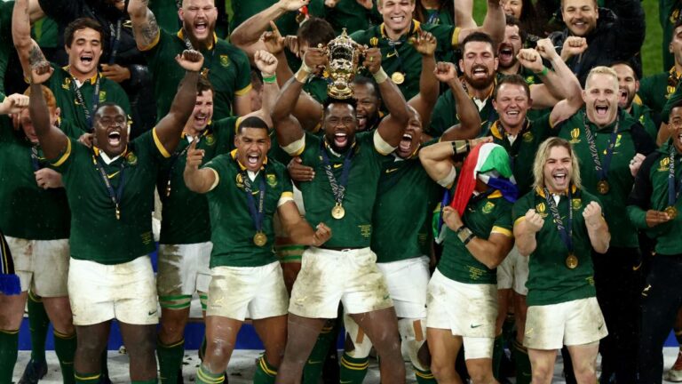 Los Springboks de Sudáfrica se coronan en el Mundial de Rugby ante los All Blacks de Nueva Zelanda