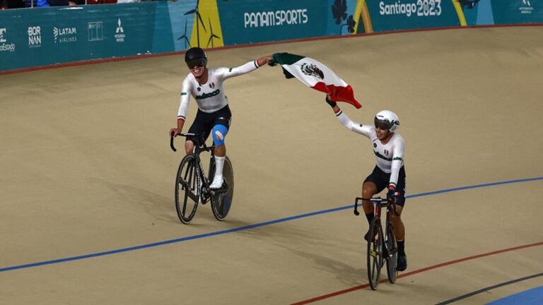 ¡Cierre de oro! México gana la última prueba en el ciclismo de pista de Santiago 2023