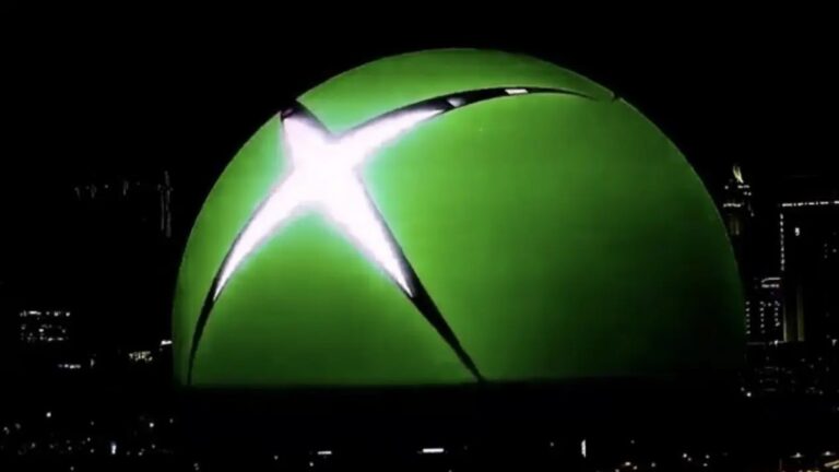 La esfera de Las Vegas se volvió el logo de Xbox