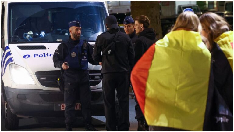 Suspenden el Bélgica vs Suecia tras un tiroteo en Bruselas que deja a dos aficionados suecos sin vida en un presunto acto terrorista