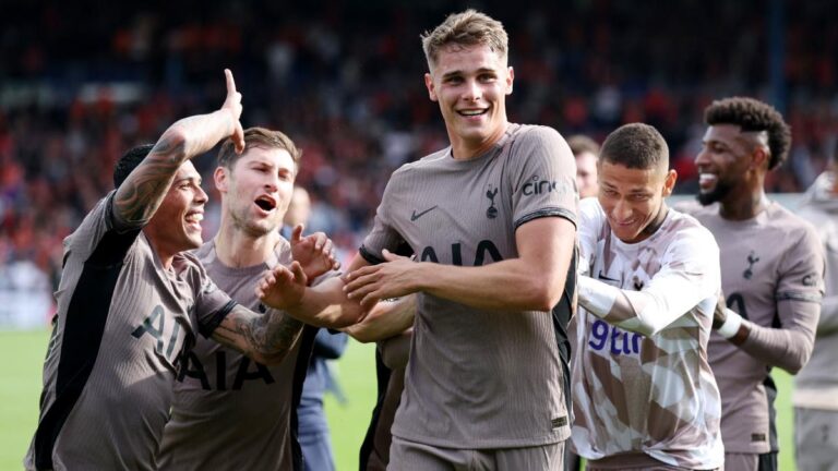 Tottenham se acomoda en la cima de la Premier League tras un sufrido triunfo en casa de Luton