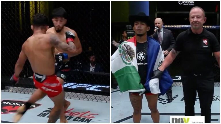 El mexicano, Jonathan Martínez le destroza las piernas a Adrián Yáñez en UFC Vegas 81