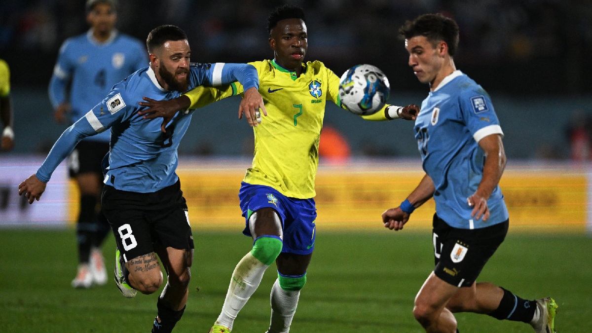 Cómo salio Uruguay vs Brasil por Eliminatorias 2026: goles