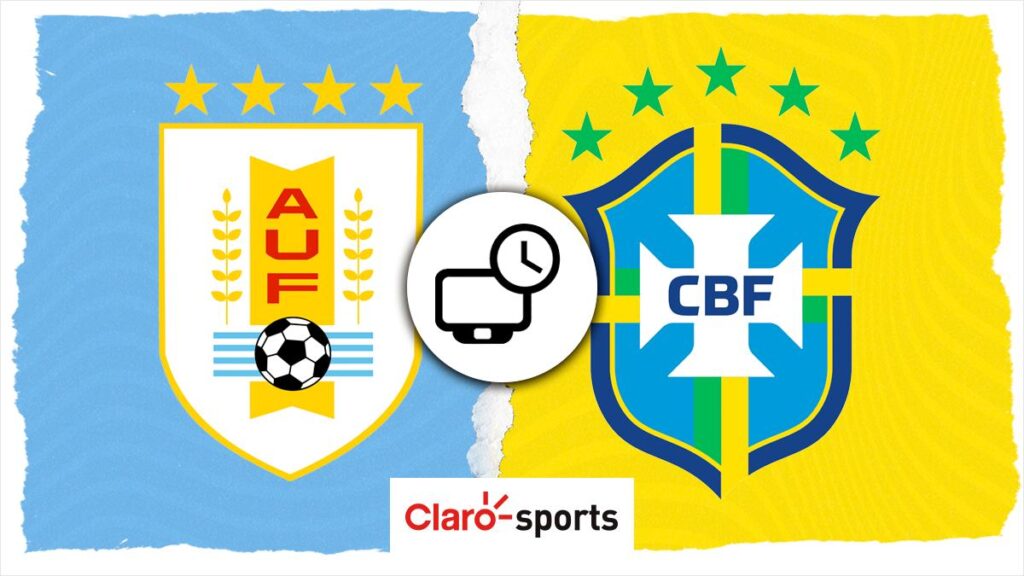 Uruguay vs Brasil, en vivo Horario y dónde ver hoy por TV el partido