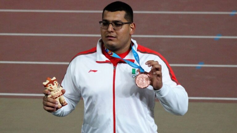 El lanzador de bala, Uziel Muñoz, apuesta a mejorar el bronce de Lima 2019 