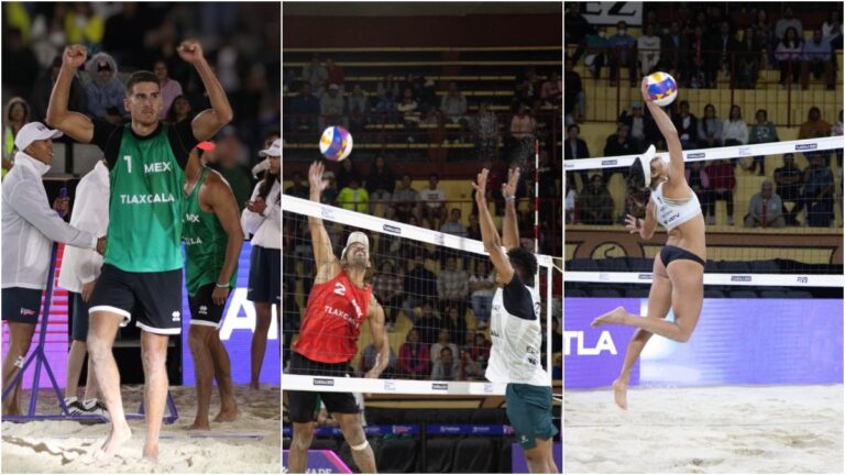 México debuta con tres victorias en el Mundial de Voleibol de Playa 2023 de Tlaxcala