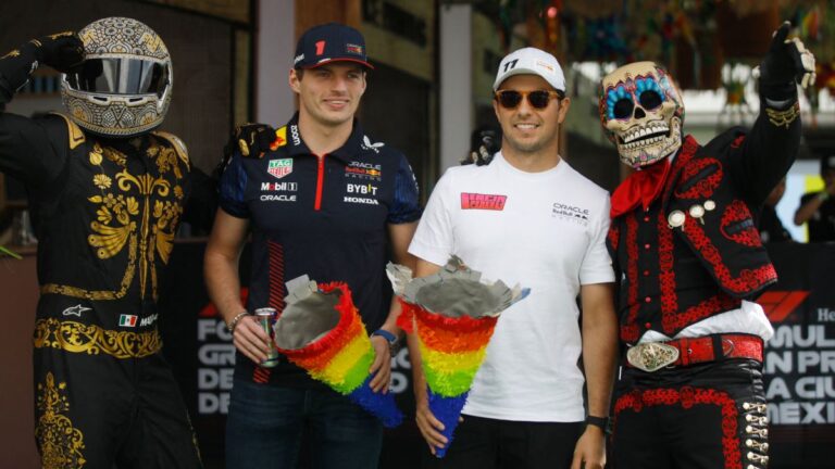 “Watchaca”: Verstappen y Checo Pérez se divierten en test sobre localidades mexicanas