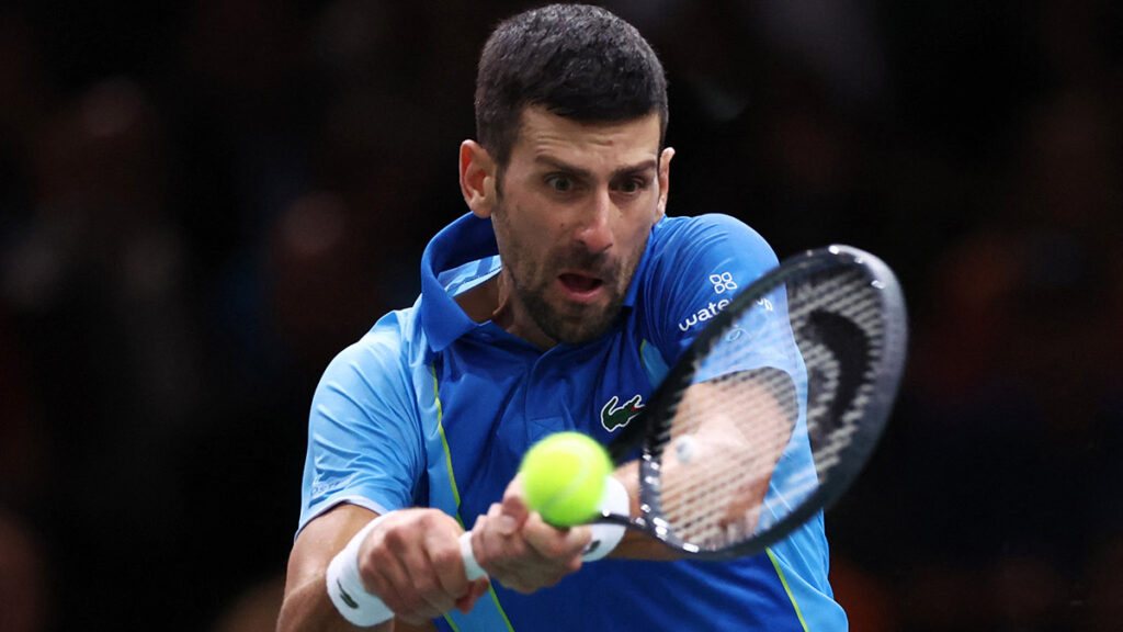 Djokovic estará en el mismo grupo que Sinner en las ATP Finals