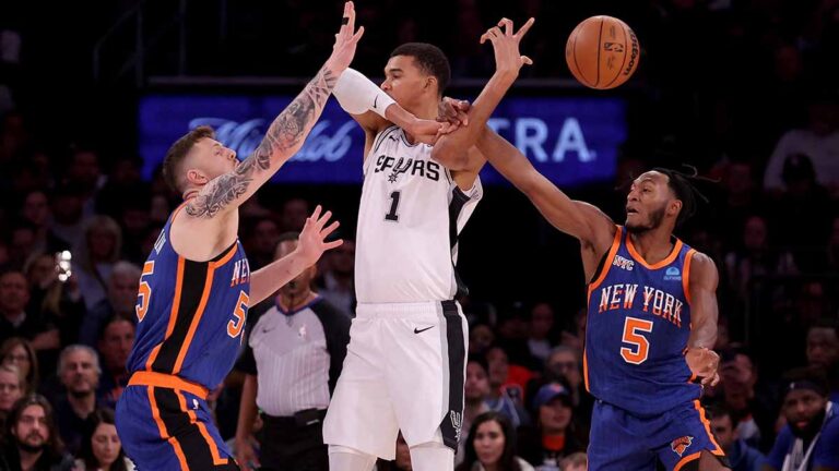 El Madison Square Garden se come a Wembanyama en la paliza de los Knicks a los Spurs