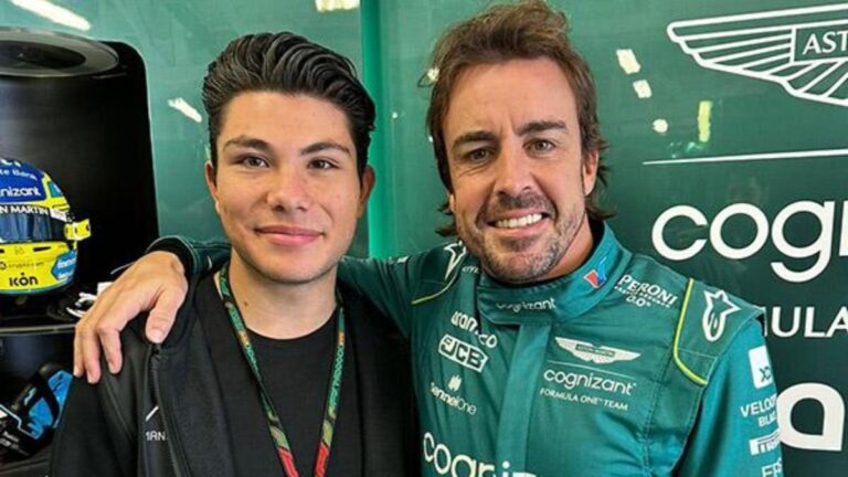 Alex García, piloto mexicano al que fichó Fernando Alonso: “Es un gran honor trabajar con él”