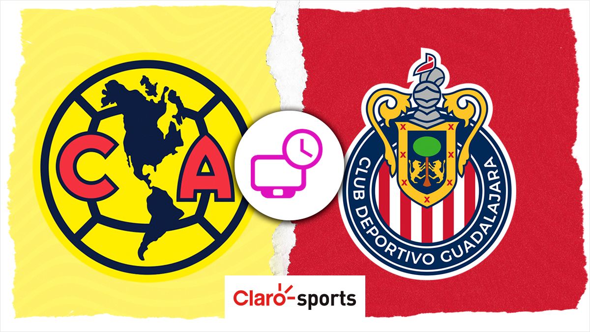 América vs Chivas Horario y dónde ver por TV la semifinal de vuelta de