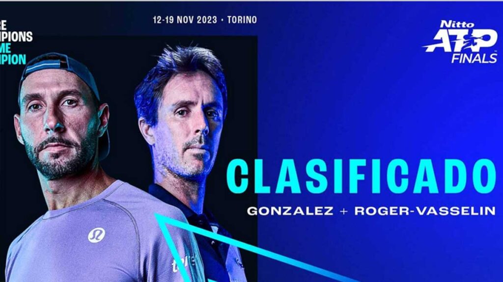 Santiago González y Edouard Roger-Vasselin lograron su pase al torneo ATP Finals. atptour.com