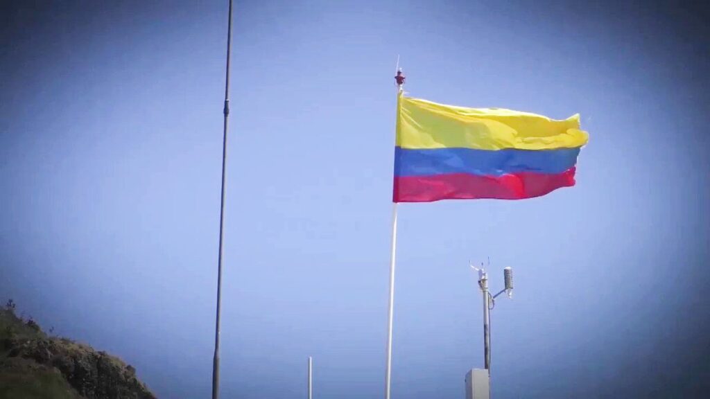 Bandera de Colombia. - @infopresidencia.
