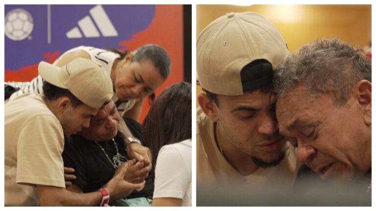Así fue el emotivo reencuentro de Luis Díaz con su padre en la concentración de Selección Colombia