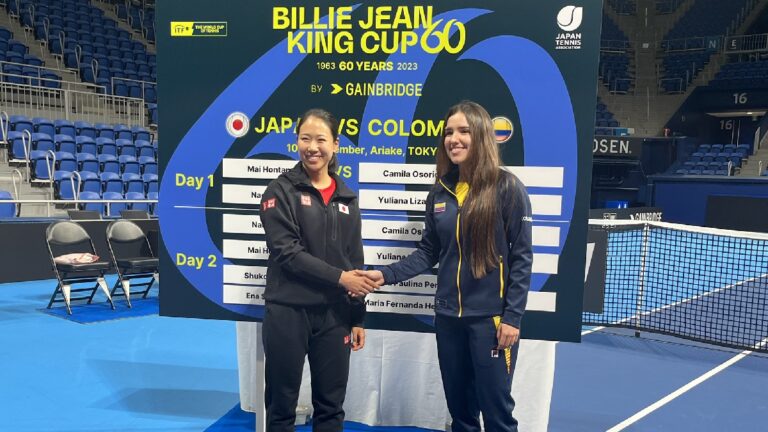 Billie Jean King Cup: victoria y derrota de Colombia ante Japón en el primer día