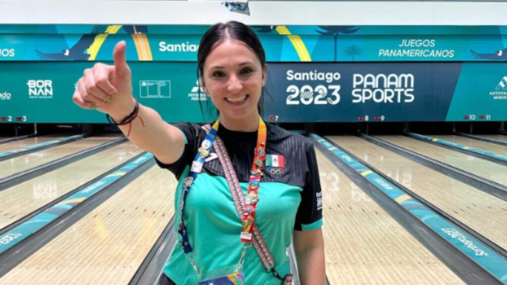Sandra Góngora se adjudicó la presea de bronce gracias a la suma de 605 puntos dentro de la competencia individual femenil de Santiago 2023.