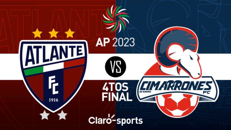 Atlante vs Cimarrones: Liga Expansión MX Apertura 2023; Cuartos de final duelo de vuelta, en vivo