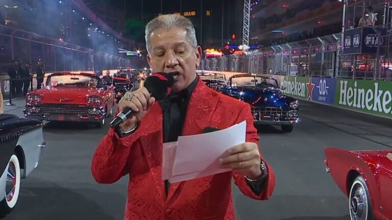 ¡Al estilo UFC! Bruce Buffer presenta a los pilotos de la F1 previo al Gran Premio de Las Vegas