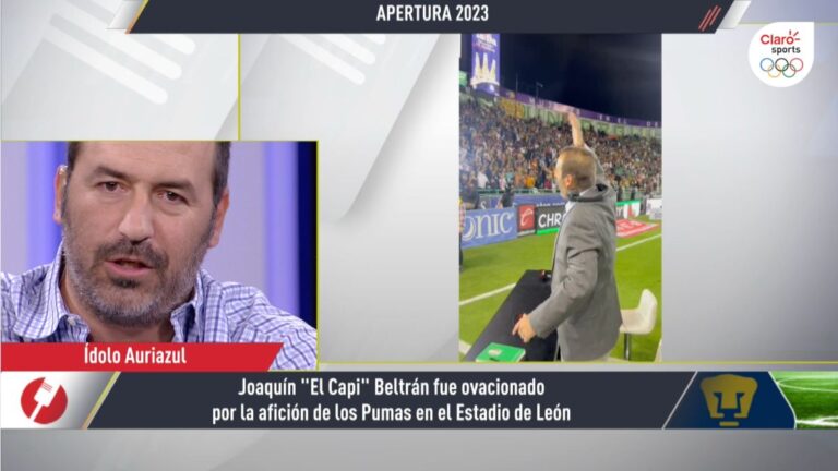 Capi Beltrán no oculta su emoción tras ovación de la afición en el León vs Pumas