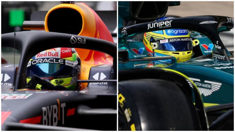 Los mejores momentos de la épica batalla de Checo Pérez y Fernando Alonso en el GP de Brasil