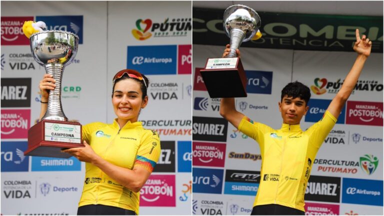 Estefanía Herrera se consagra campeona del Tour Femenino y Juan Diego Quintero, de la Vuelta del Porvenir 2023