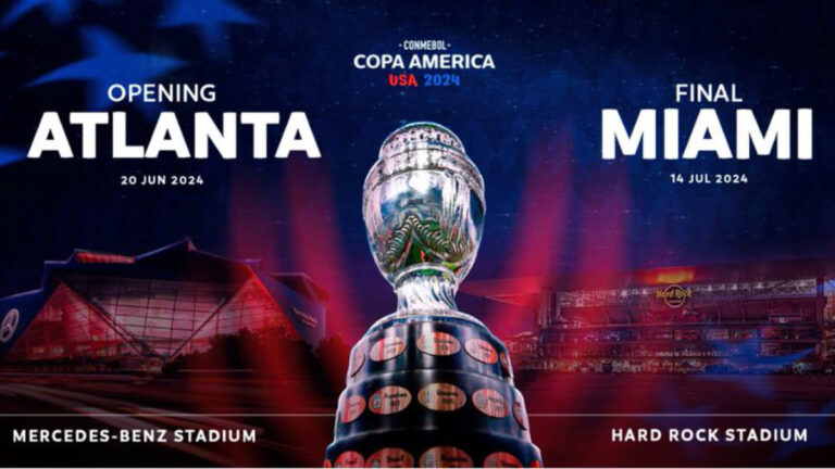 La Copa América 2024 inicia en Atlanta y finaliza en Miami