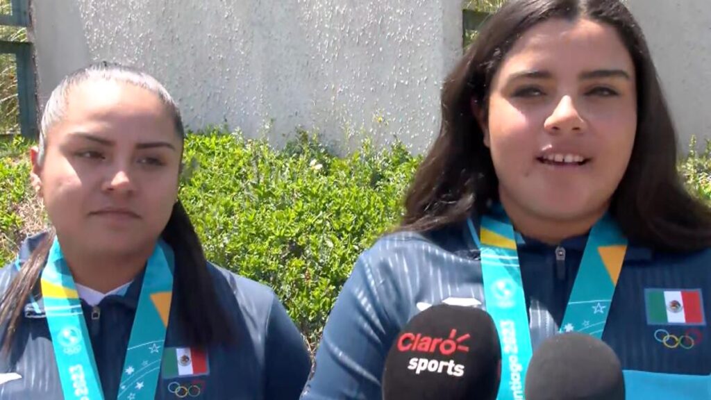 Dafne Quintero y Andrea Becerra dieron sus conclusiones a los medios luego de obtener el bronce en tiro con arco.
