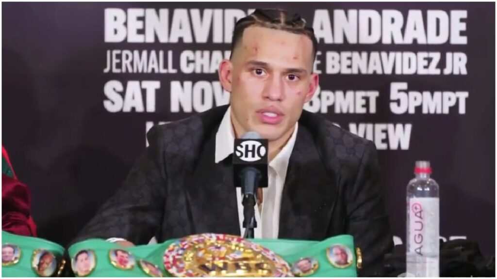 David Benavidez busca una pelea con Canelo Álvarez | Captura de Pantalla