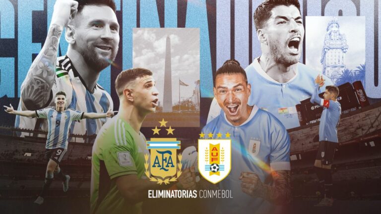 Argentina vs Uruguay, en vivo el partido de las Eliminatorias sudamericanas del Mundial 2026