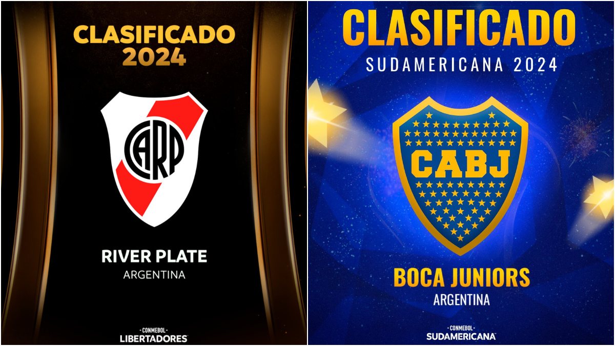 Qué equipos argentinos clasificaron a la Copa Libertadores 2024 y Copa