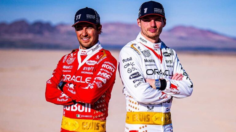 ¡Red Bull es El Rey! Max Verstappen y Checo Pérez brillan en Las Vegas al estilo de Elvis Presley