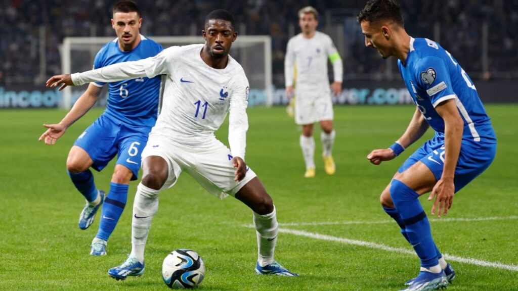 Francia iguala con Grecia en el último partido de clasificación rumbo a la Eurocopa 2024