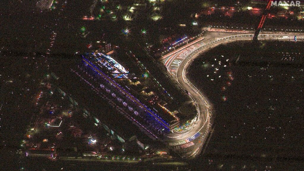 Así luce el GP de Las Vegas