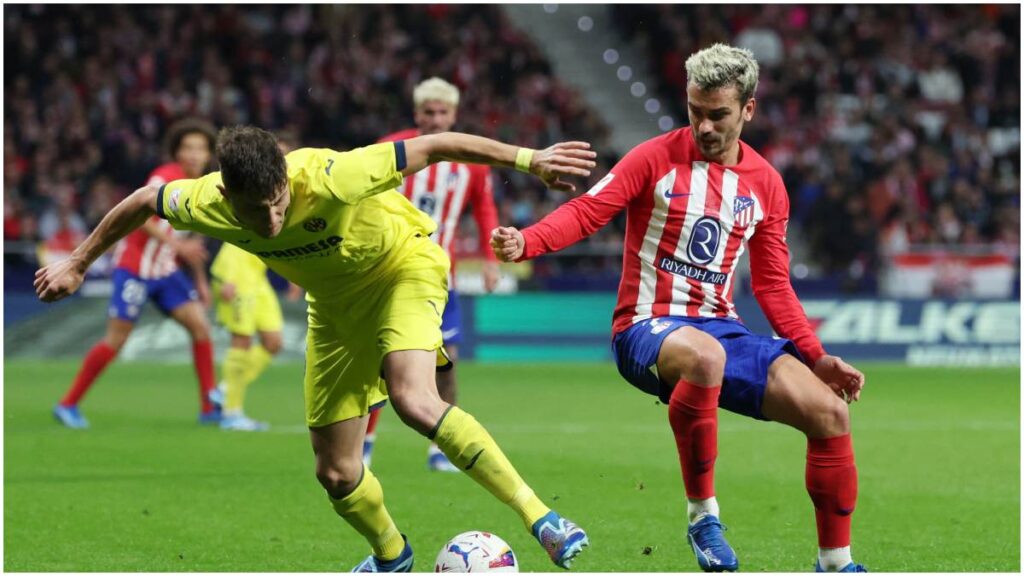 Griezmann en un partido del Atlético Madrid vs Villarreal | Reuters; Infantes 