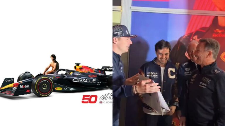 Red Bull festeja el cumpleaños 50 de Christian Horner con una postal de él desnudo