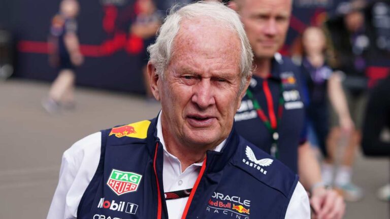 Helmut Marko lamenta sanción a Checo Pérez y aplaude labor de Ferrari