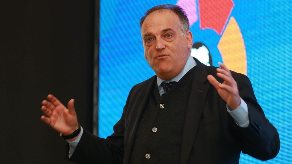 Javier Tebas ya le respondió a Florentino Pérez sobre las acusaciones que el Real Madrid realizó sobre cómo se maneja LaLiga.