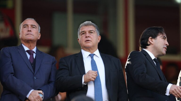 Laporta critica el arbitraje en Vallecas y apoya a Xavi de cara a los siguientes partidos