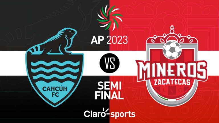 Cancún FC vs Mineros: Semifinal Vuelta del Apertura 2023 de la Liga Expansión MX, en vivo