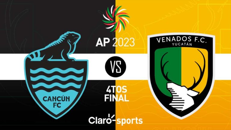 Cancún FC vs Venados: Liga de Expansión MX Apertura 2023; Cuartos de final vuelta, en vivo