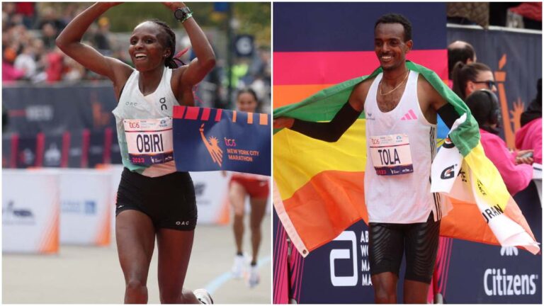 Tamirat Tola rompe el récord del maratón de Nueva York; Hellen Obiri logra el doblete en la rama femenil