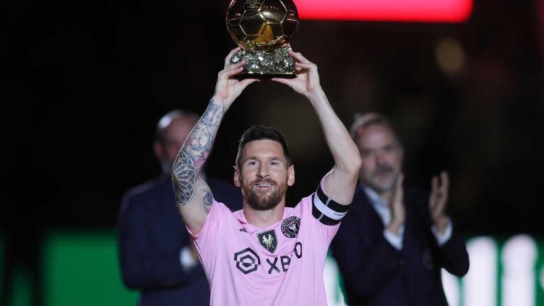 Messi promete más títulos en 2024 en su discurso en la Noche D’Or: “El año que viene va a ser mejor, vamos a disfrutar y a seguir ganando”